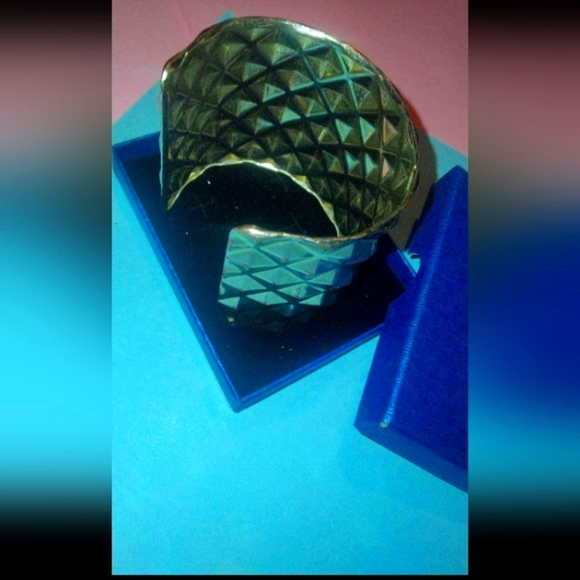 Silver Tone Cuff Bracelet - Picture 2 of 3